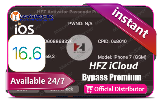 HFZ Premium Passcode Bypass No Jailbreak Required Support iOS 11-16